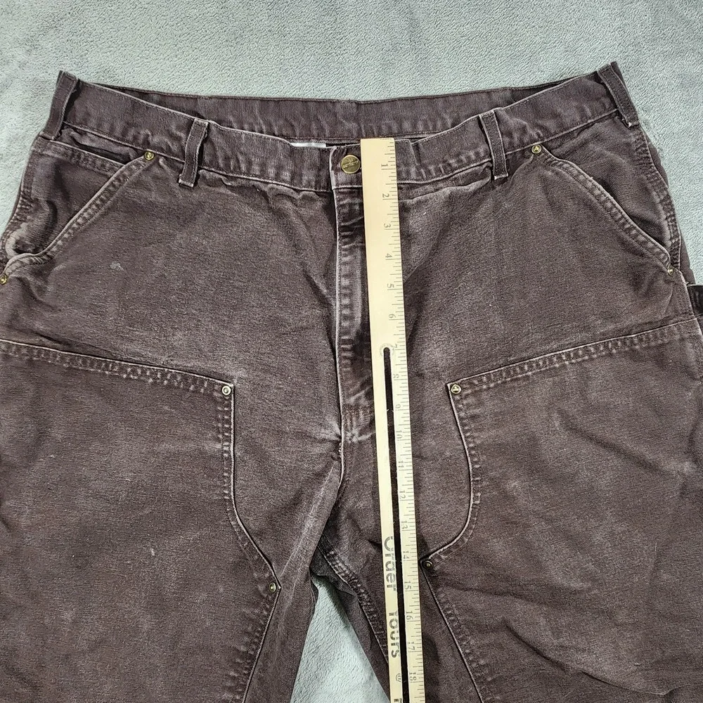 Vintage Carhartt Pants Mens 38x30 Brown B136 Double Knee Loose Fit‎ Carpenter